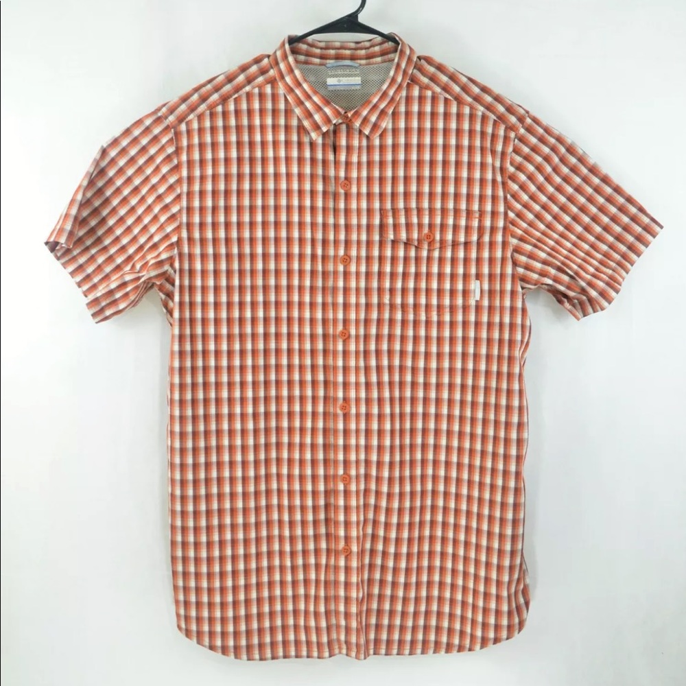 Columbia Omni Wick Advanced Evaporation Plaid Short Sleeve